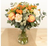 Bouquet de fleurs ABRICOT