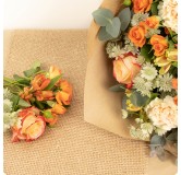 Bouquet de fleurs ABRICOT