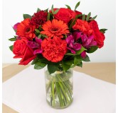 Bouquet de fleurs ROUGE ECLAT