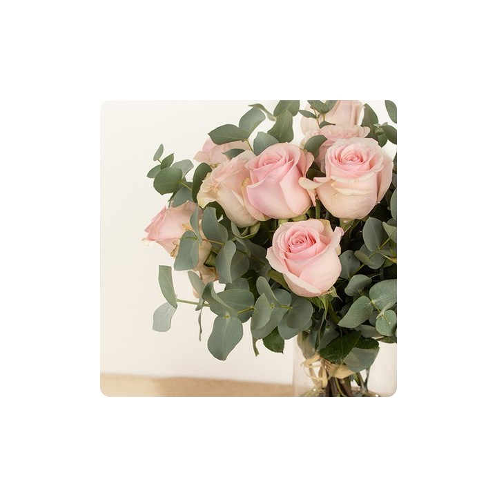 Bouquet de roses roses