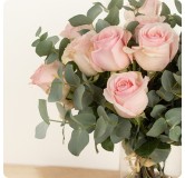 Bouquet de roses roses