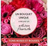 Bouquet rouge du fleuriste