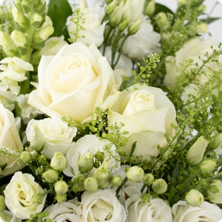 Bouquet deuil PUR CRISTAL