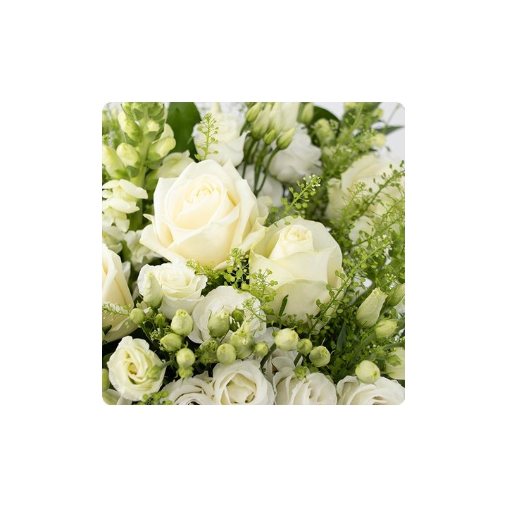 Bouquet deuil PUR CRISTAL