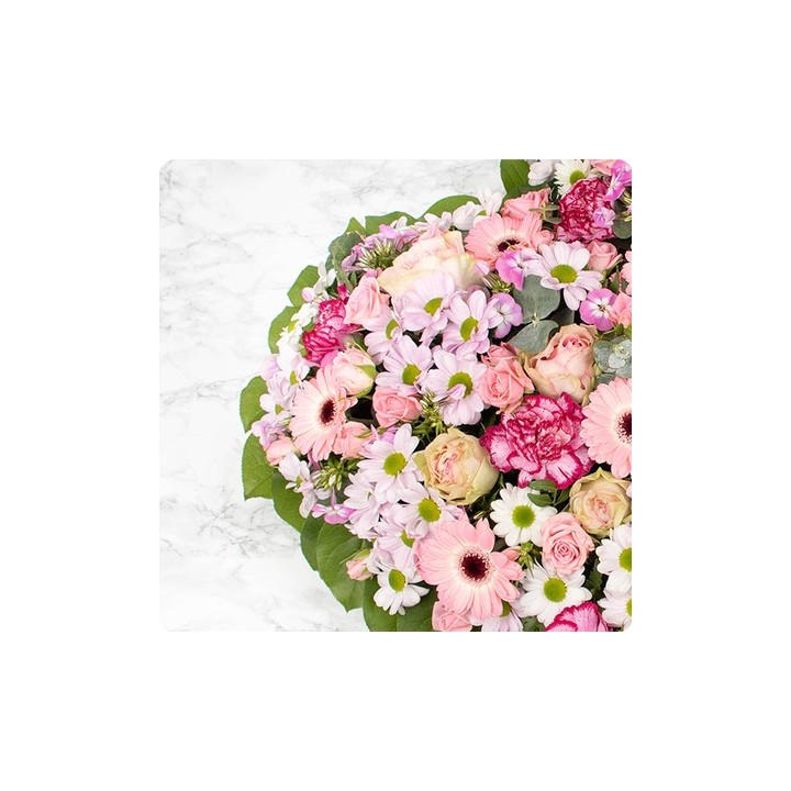 Coeur de fleurs deuil ENVOL