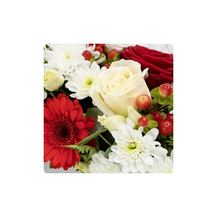 Couronne de fleurs deuil MÉMOIRE