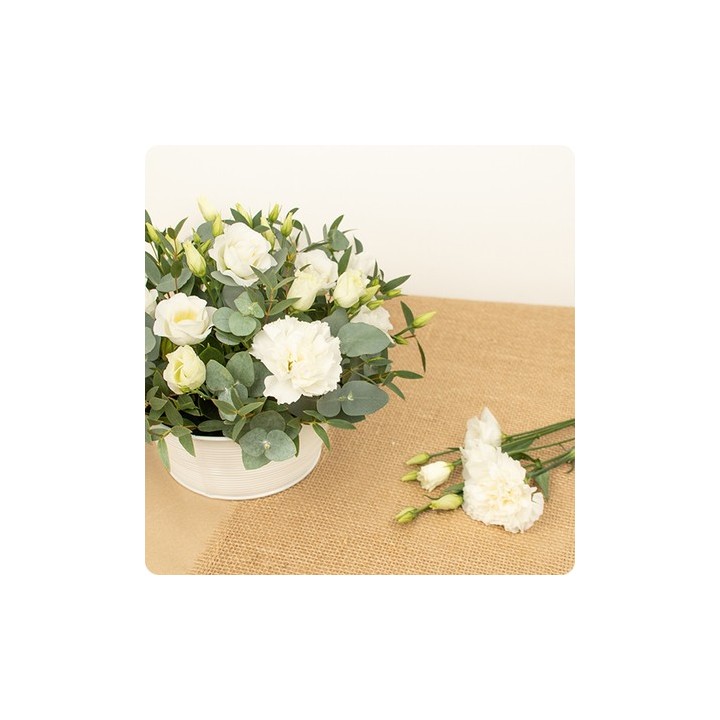 Composition de fleurs NACRE (DOM)