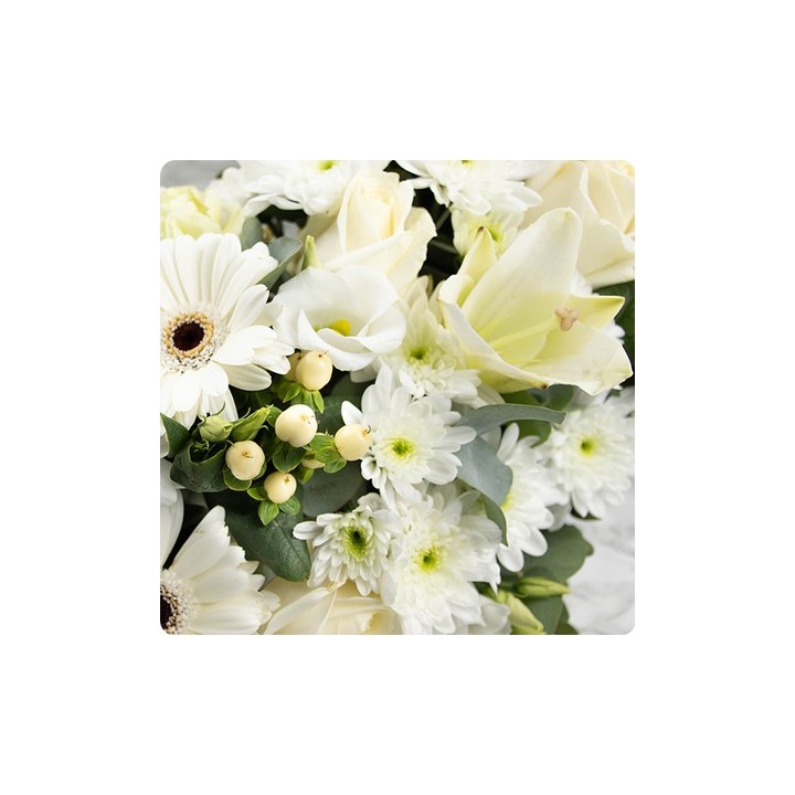 Couronne de fleurs deuil SÉRÉNITÉ (TOM)