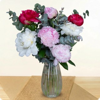 BOUQUET FÊTE DES MERES DE PIVOINE