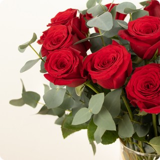 Bouquet de roses rouges