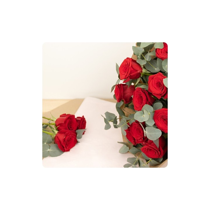 Bouquet de roses rouges