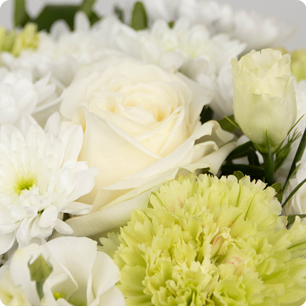 Bouquet deuil NUAGE BLANC (CORSE)