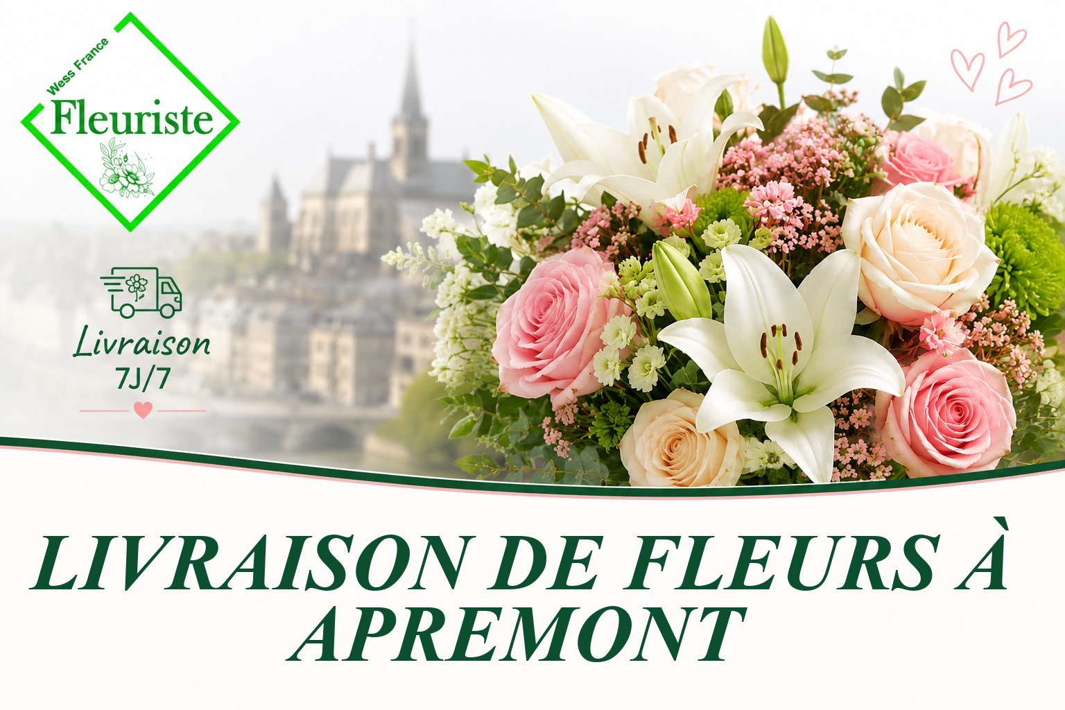 Livraison de fleurs à Apremont