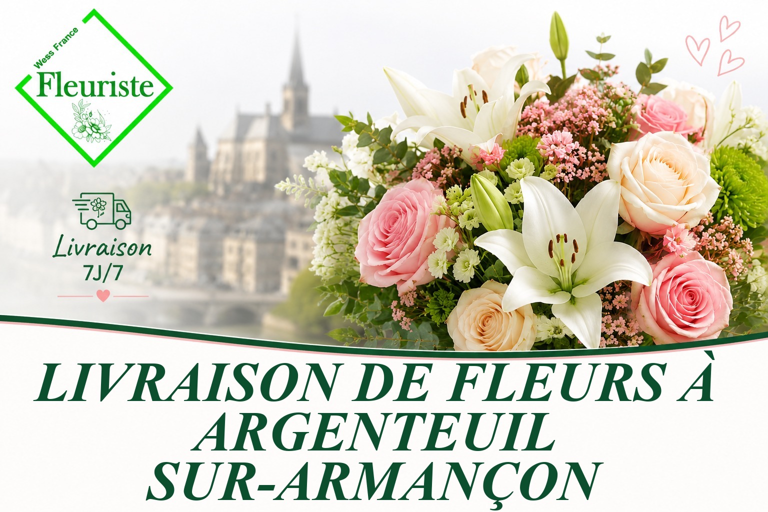 Livraison de fleurs à Argenteuil-sur-Armançon