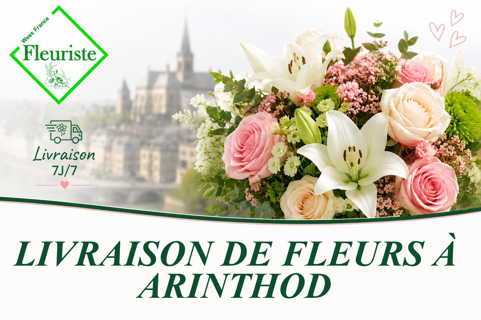 Livraison de fleurs à Arinthod