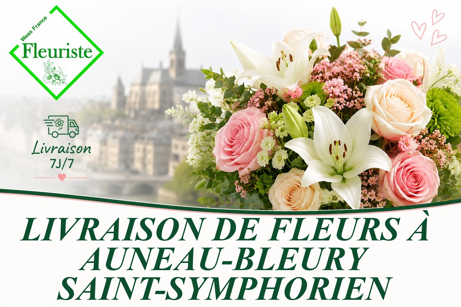 Livraison de fleurs à Auneau-Bleury-Saint-Symphorien