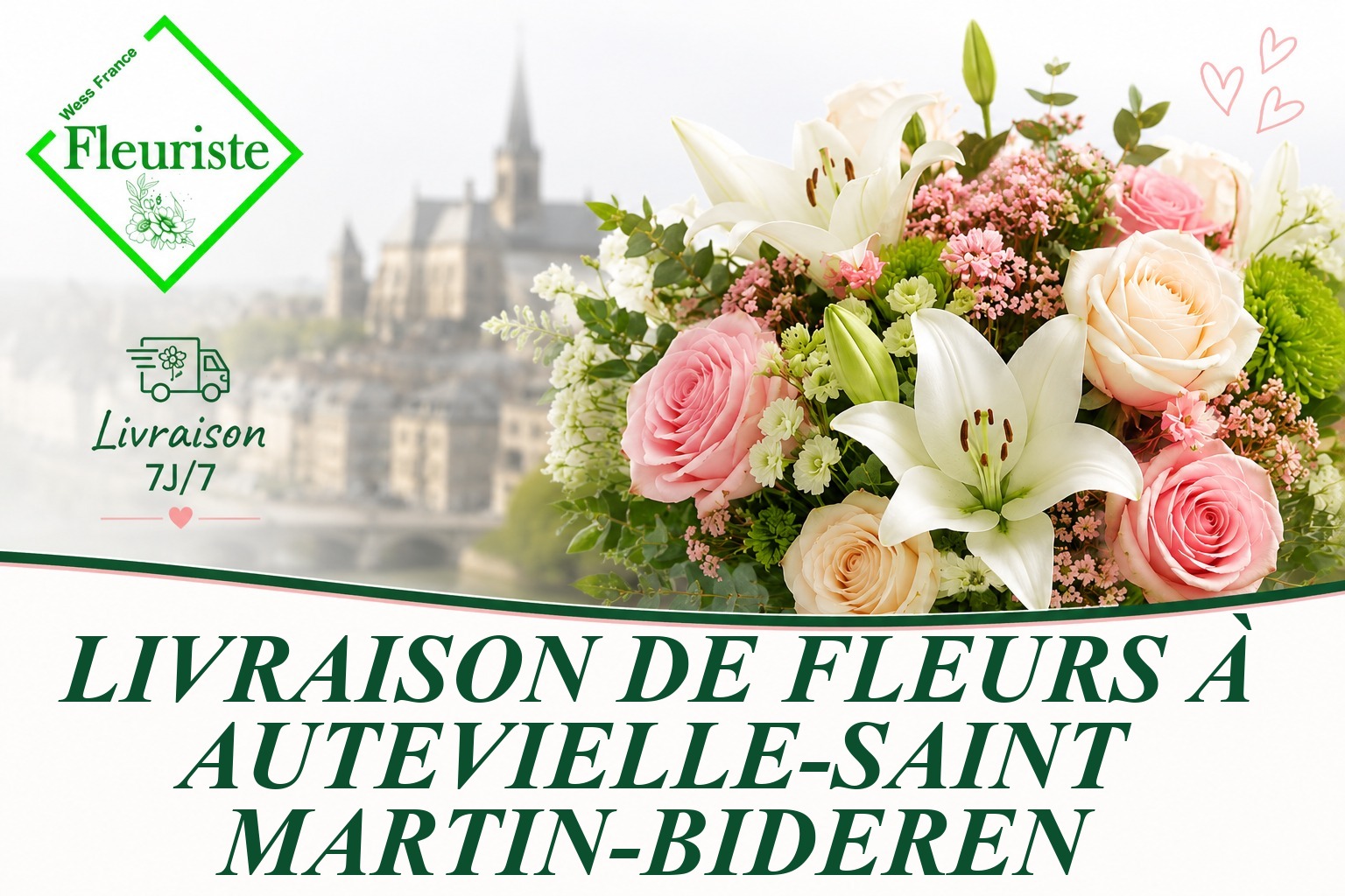 Livraison de fleurs à Autevielle-Saint-Martin-Bideren