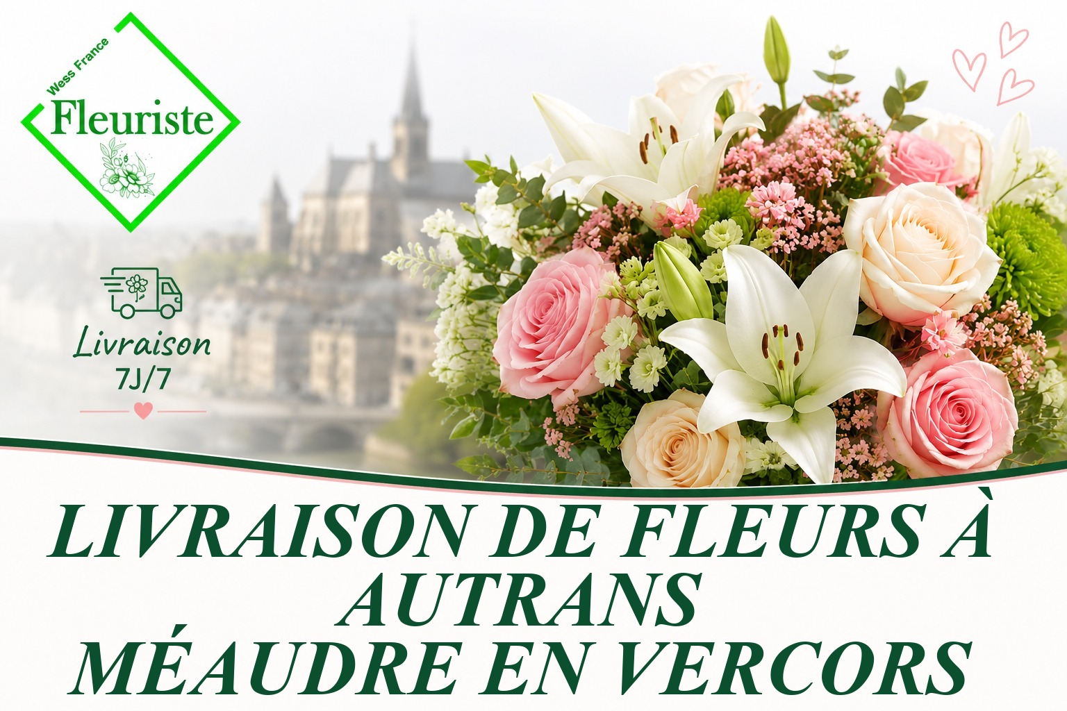 Livraison de fleurs à Autrans-Méaudre en Vercors