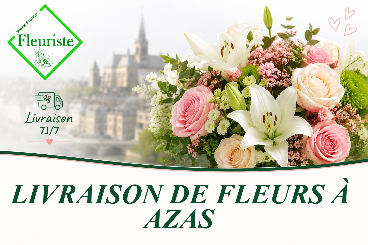 Livraison de fleurs à Azas