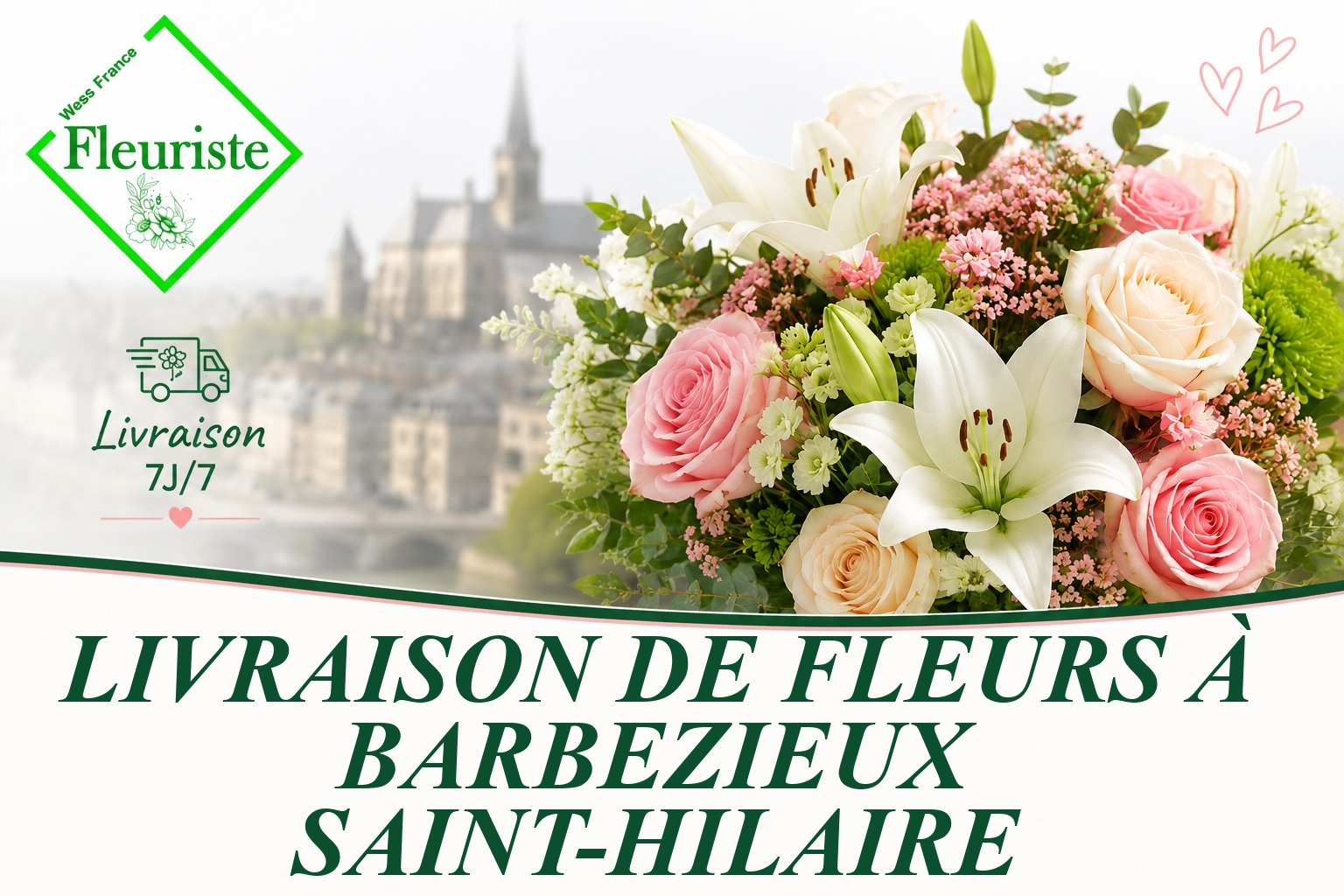 Livraison de fleurs à Barbezieux-Saint-Hilaire