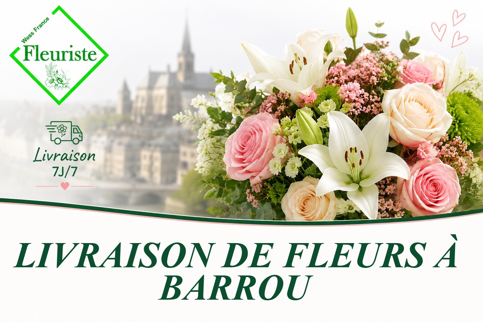 Livraison de fleurs à Barrou