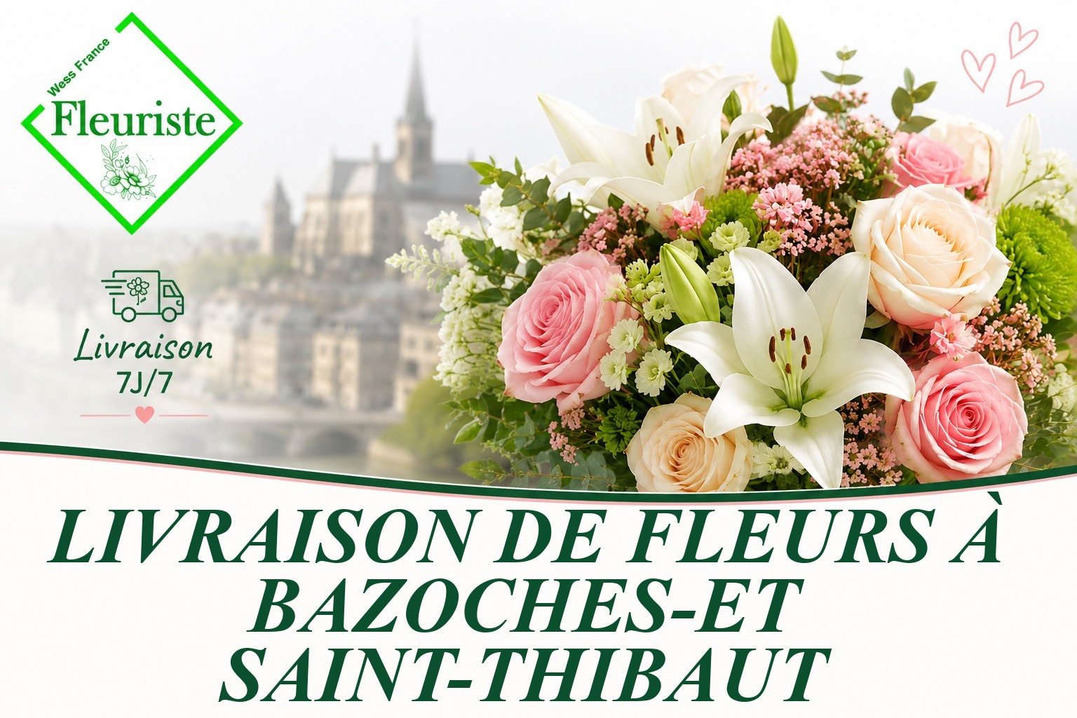 Livraison de fleurs à Bazoches-et-Saint-Thibaut