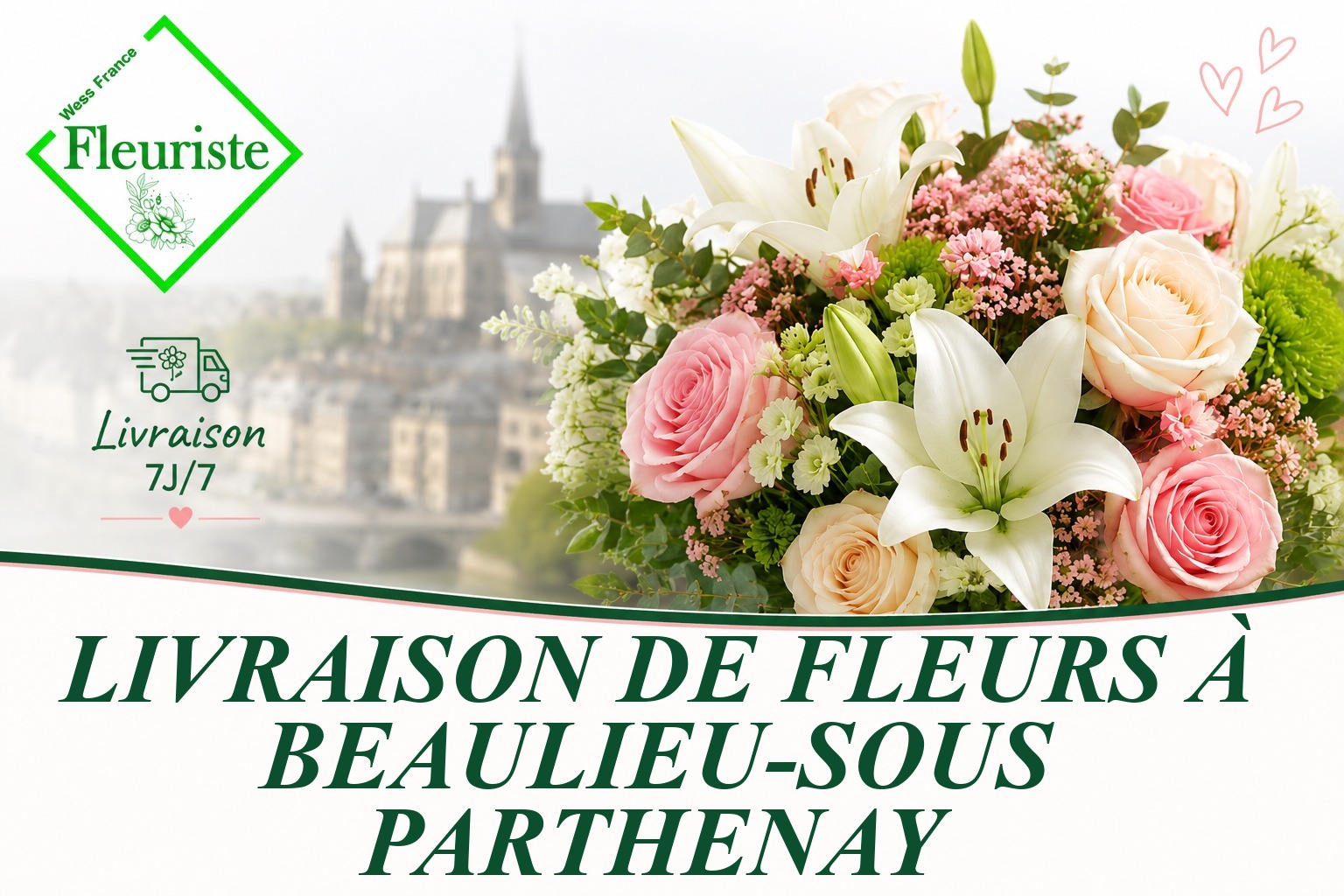 Livraison de fleurs à Beaulieu-sous-Parthenay
