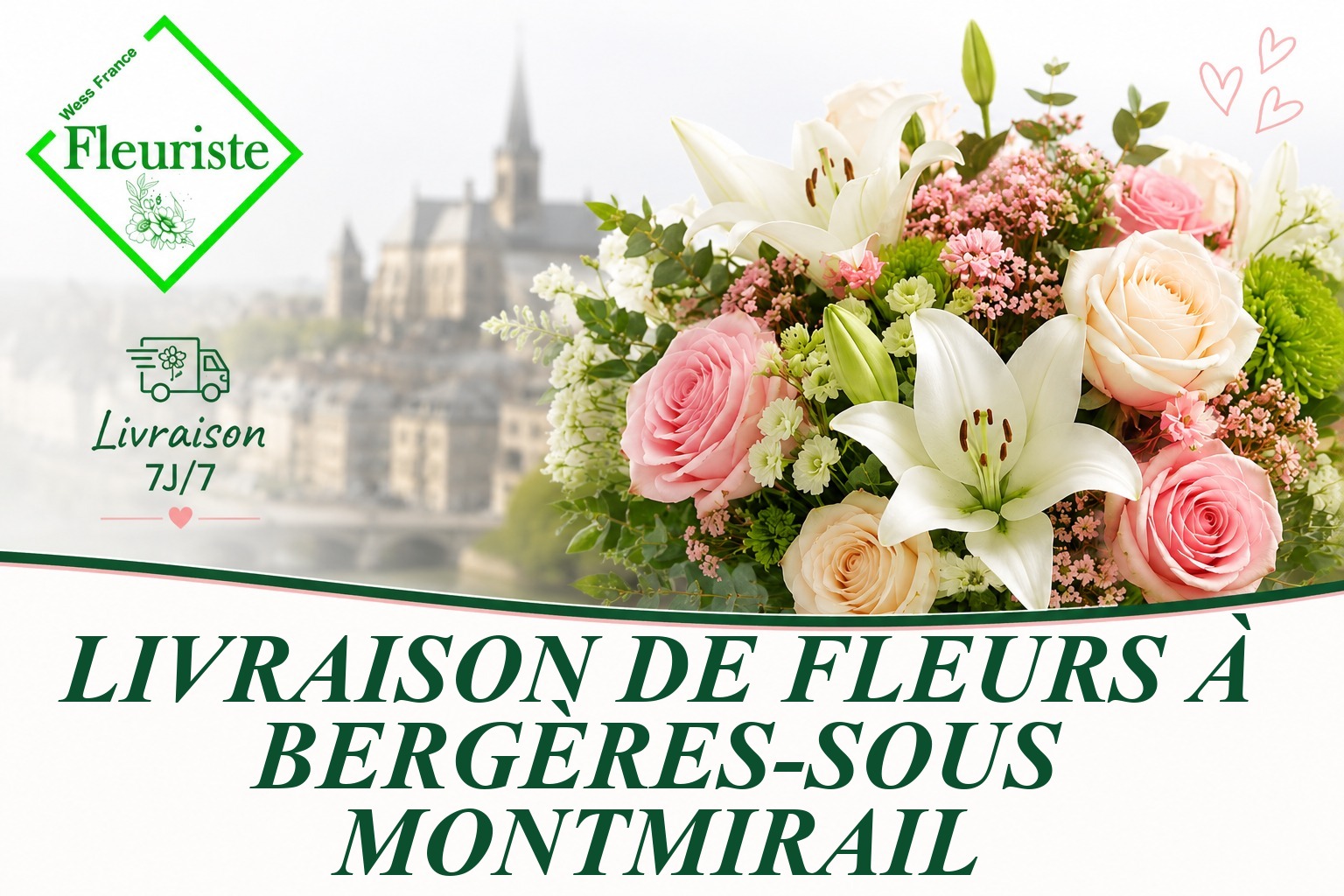 Livraison de fleurs à Bergères-sous-Montmirail