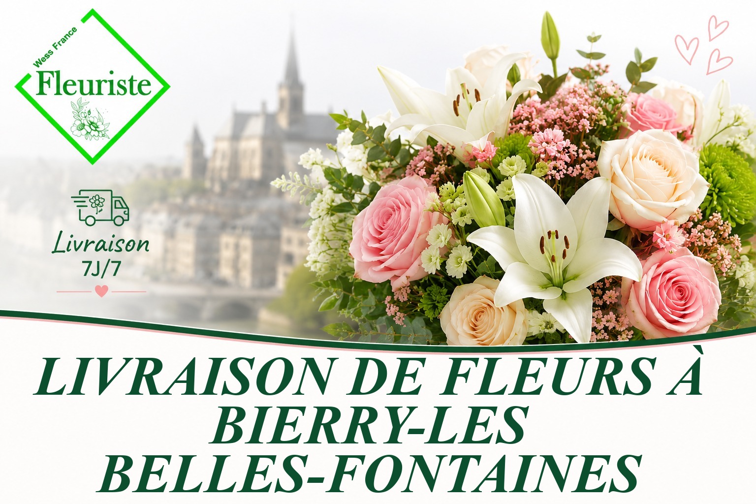 Livraison de fleurs à Bierry-les-Belles-Fontaines