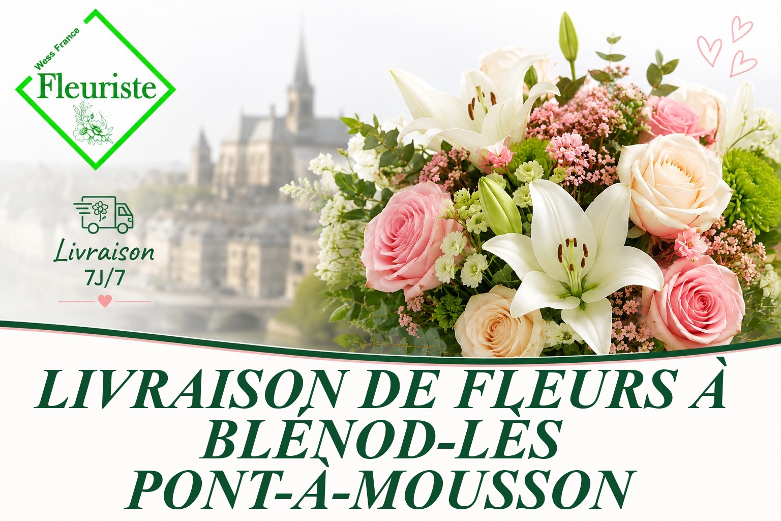 Livraison de fleurs à Blénod-lès-Pont-à-Mousson