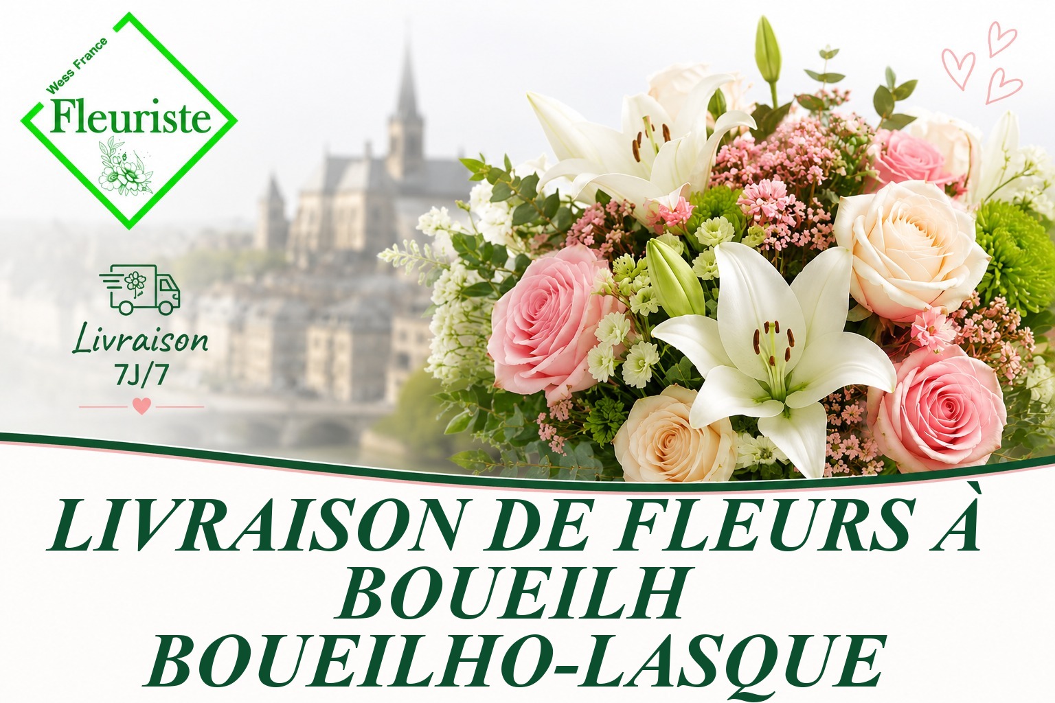 Livraison de fleurs à Boueilh-Boueilho-Lasque