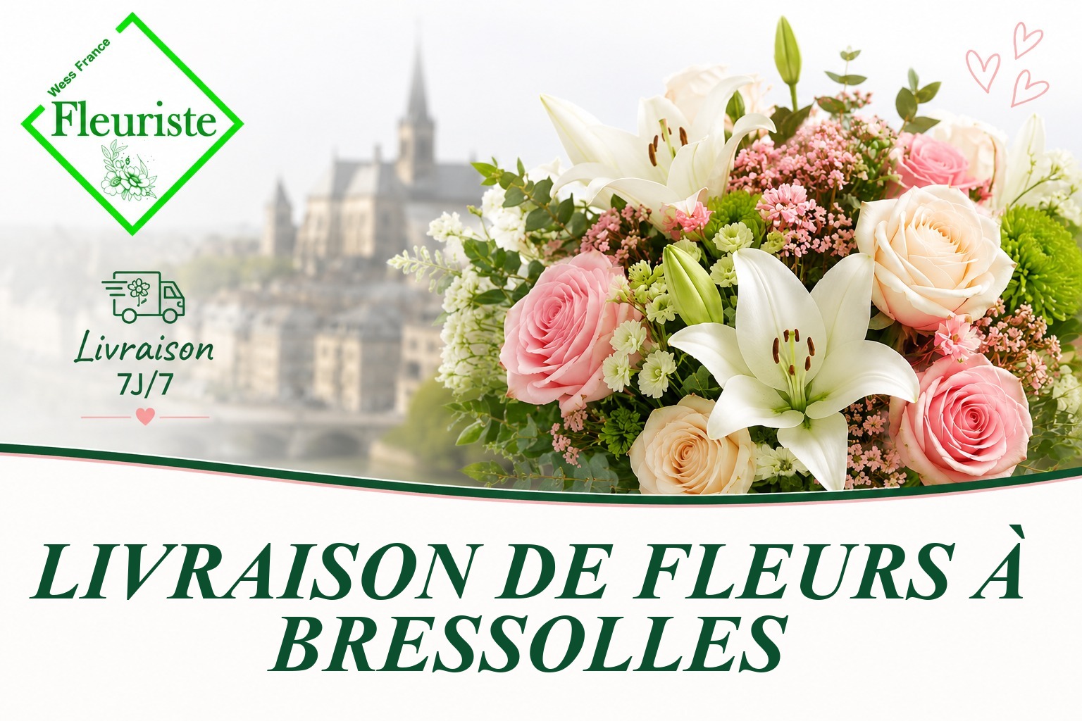 Livraison de fleurs à Bressolles