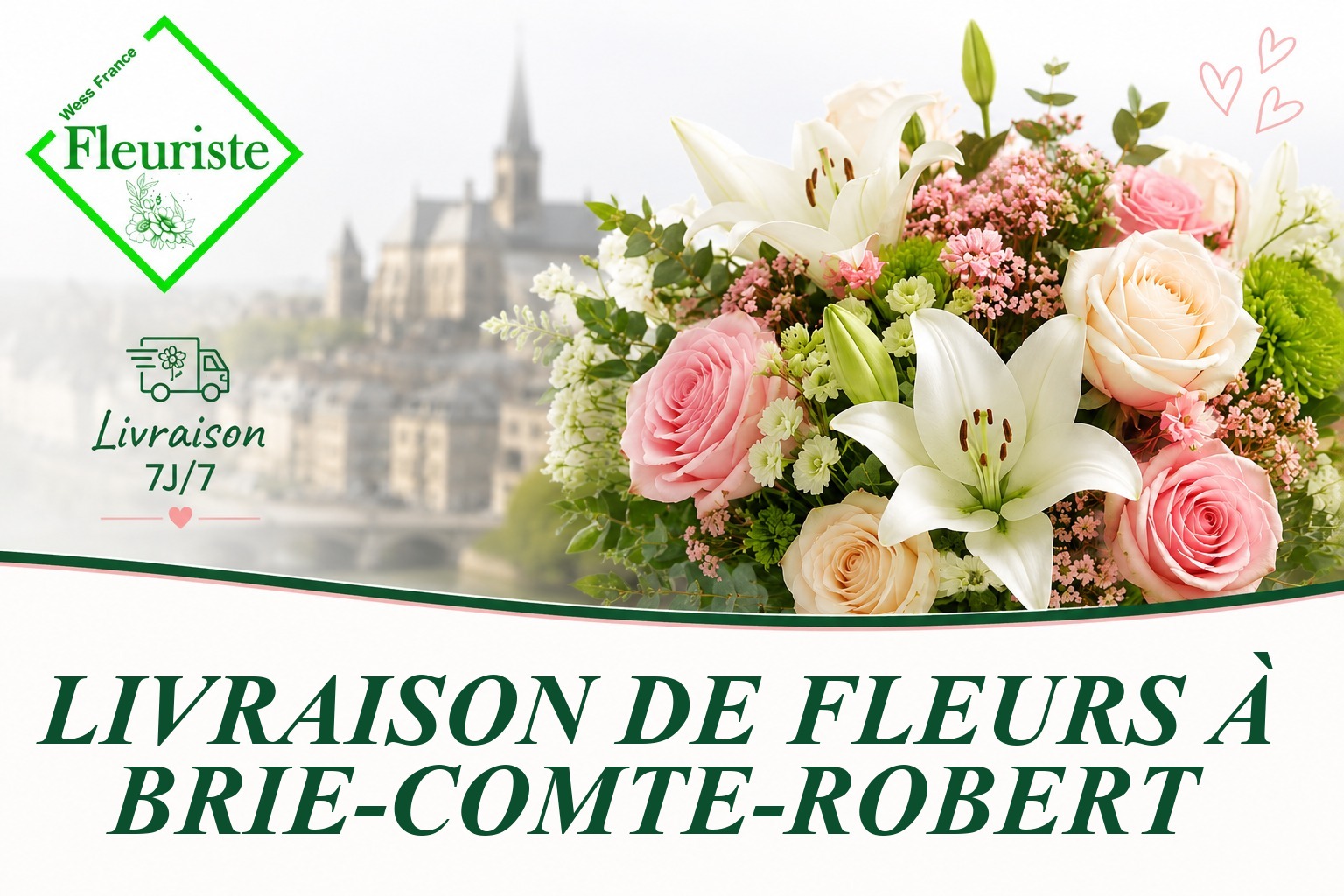Livraison de fleurs à Brie-Comte-Robert