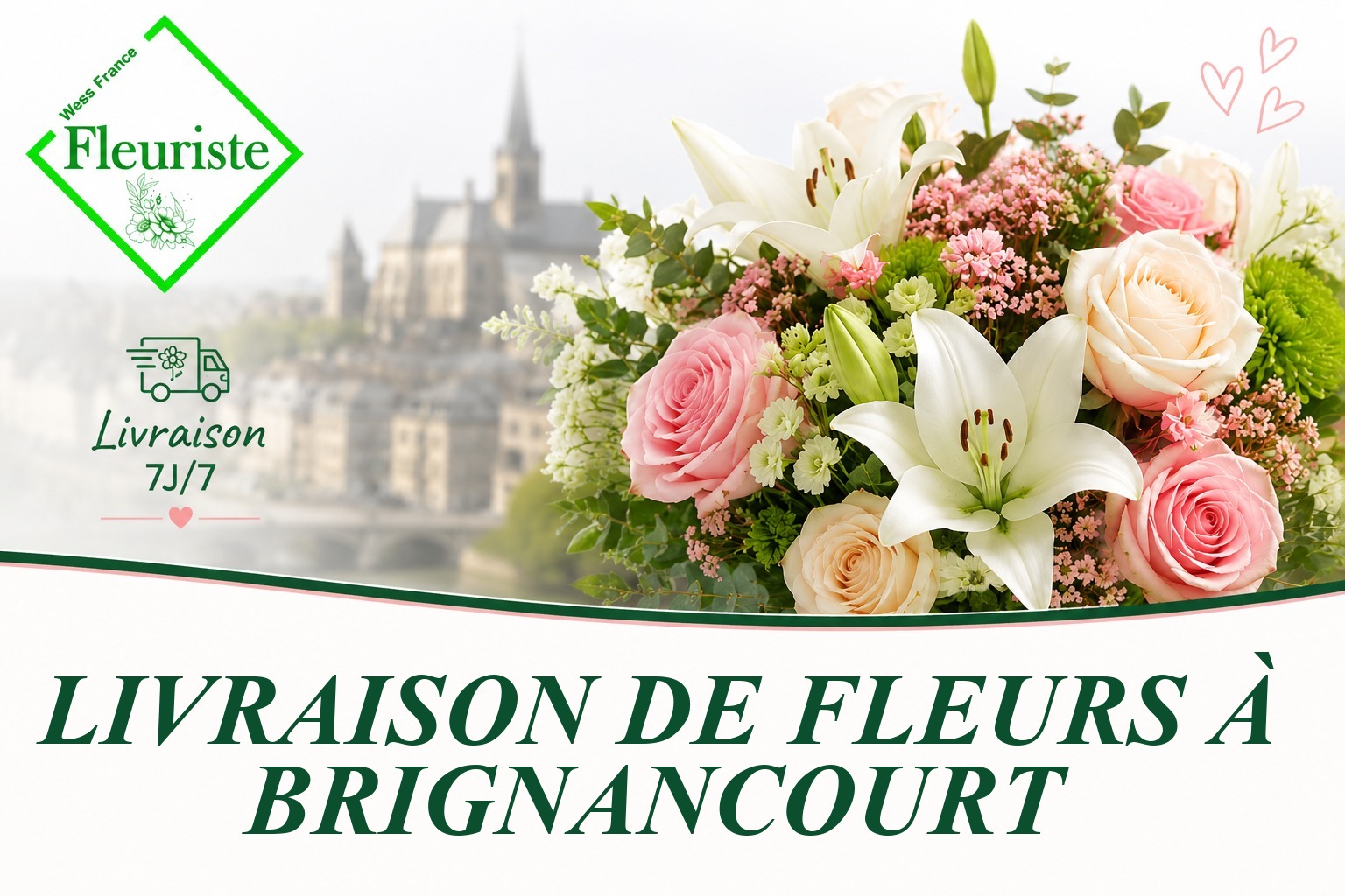 Livraison de fleurs à Brignancourt