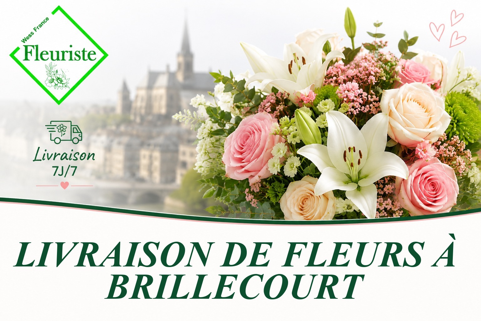Livraison de fleurs à Brillecourt