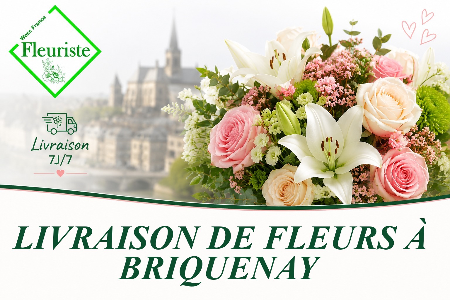 Livraison de fleurs à Briquenay