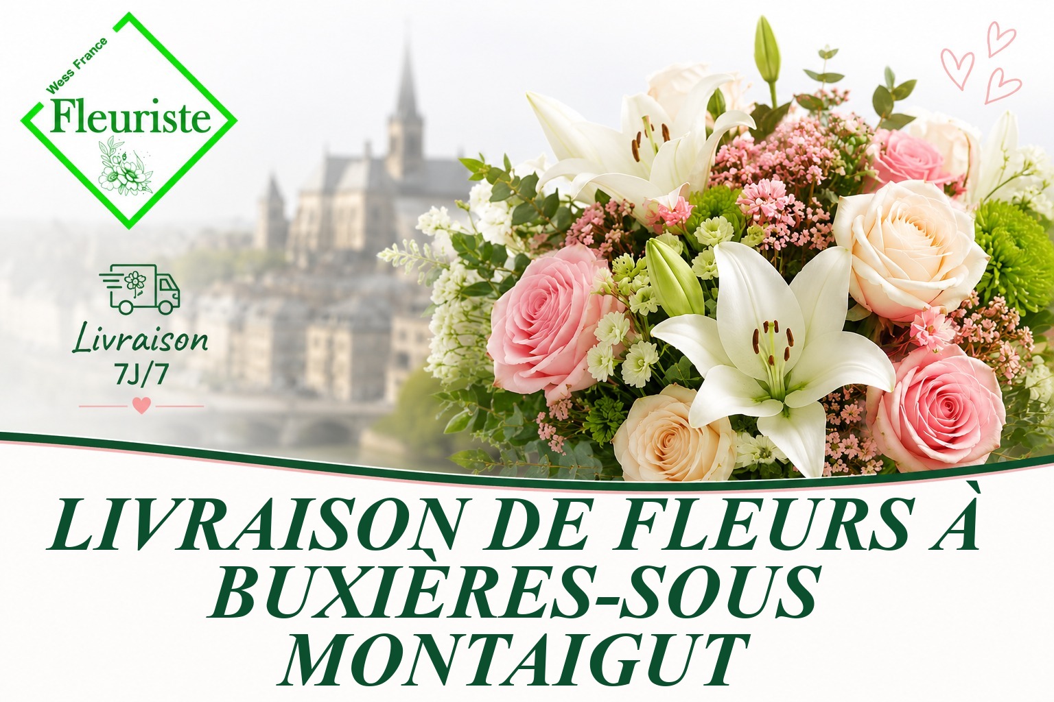 Livraison de fleurs à Buxières-sous-Montaigut