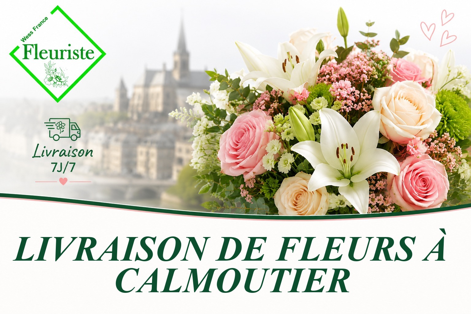 Livraison de fleurs à Calmoutier