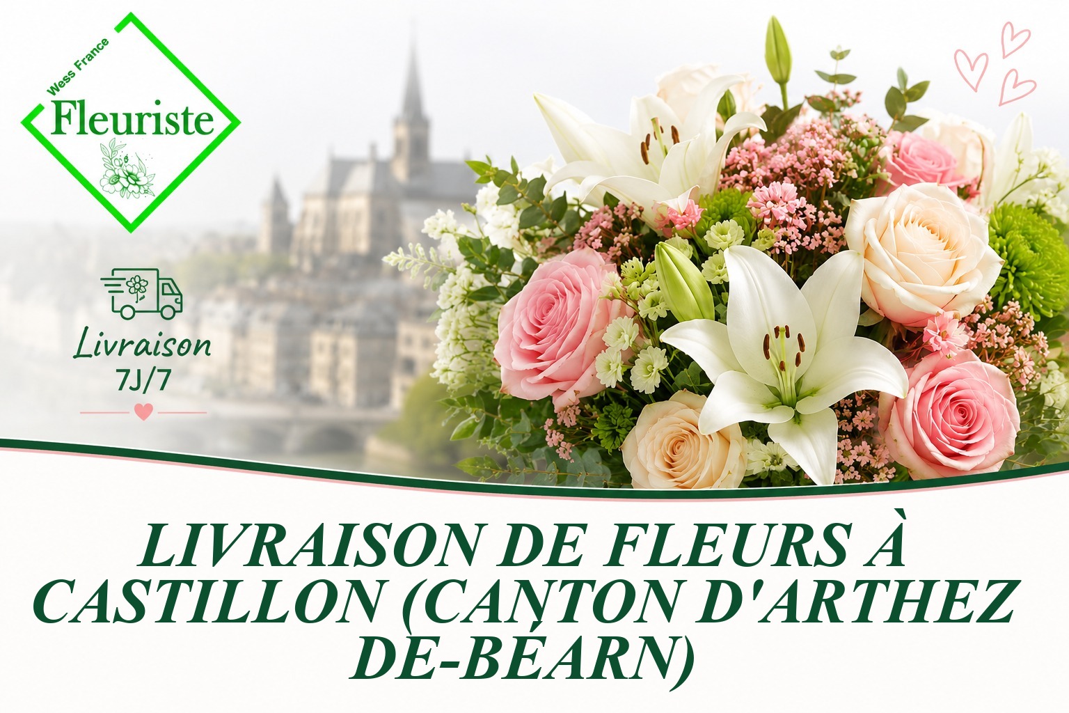 Livraison de fleurs à Castillon (Canton d'Arthez-de-Béarn)