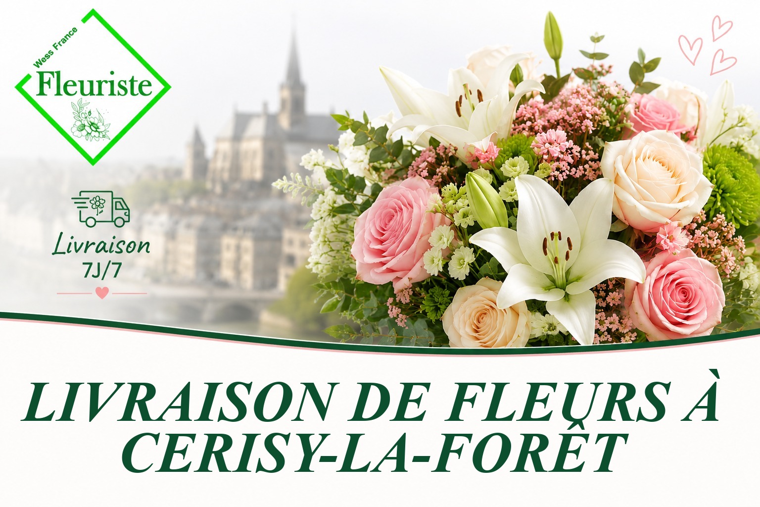 Livraison de fleurs à Cerisy-la-Forêt