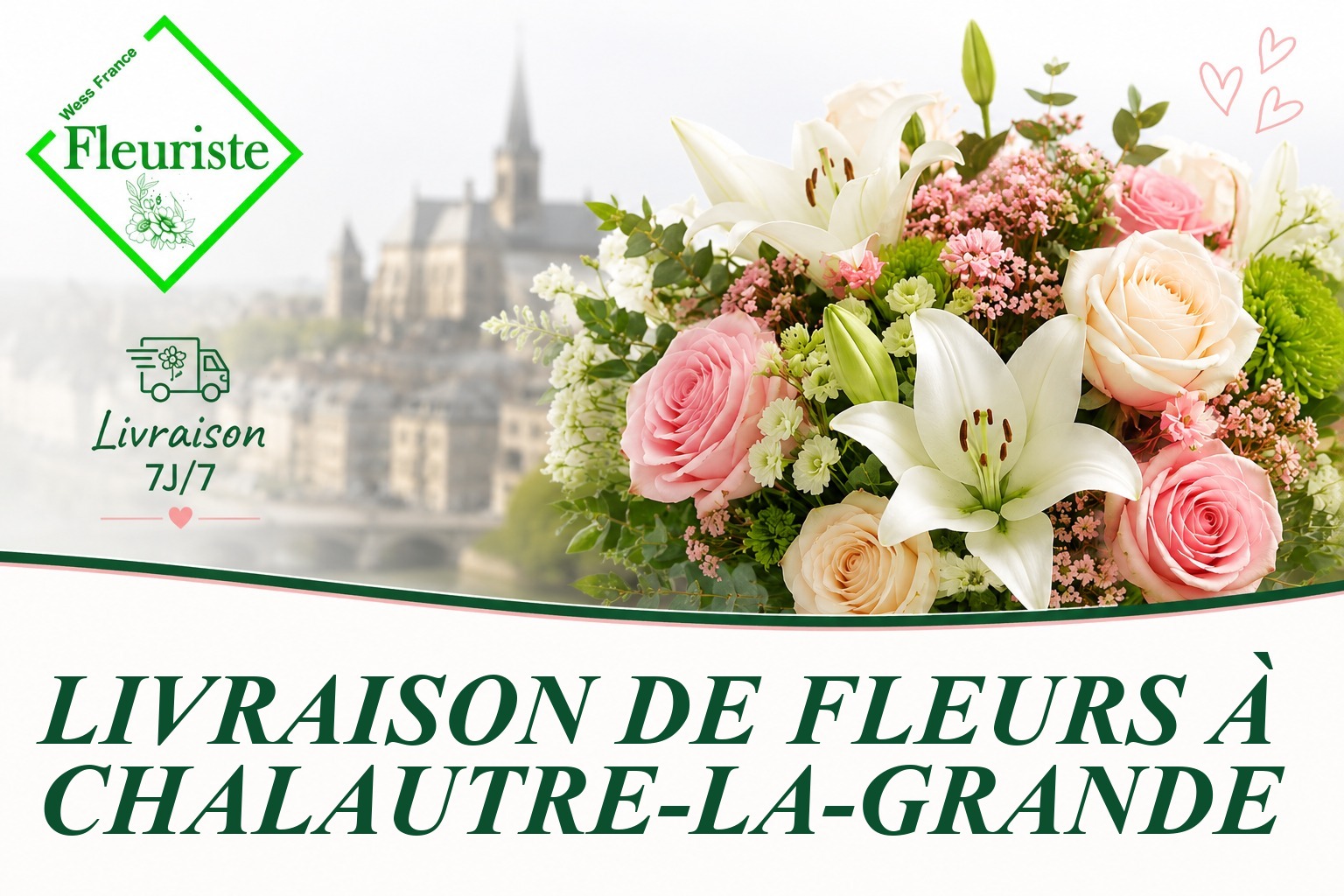 Livraison de fleurs à Chalautre-la-Grande