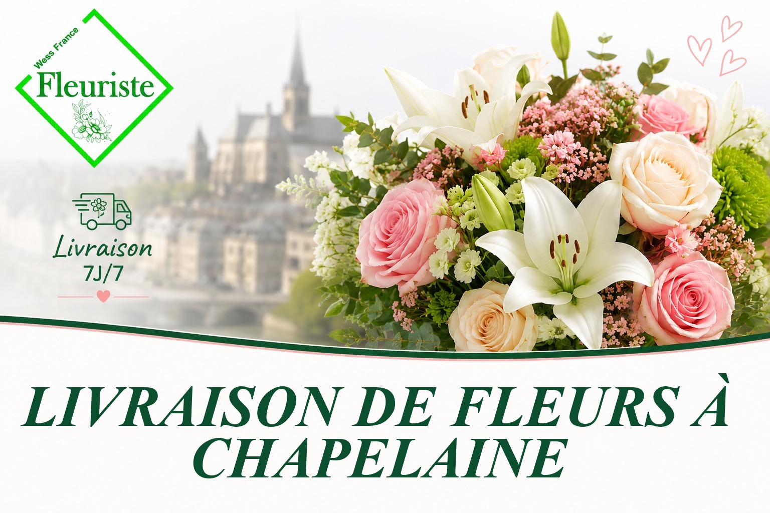Livraison de fleurs à Chapelaine