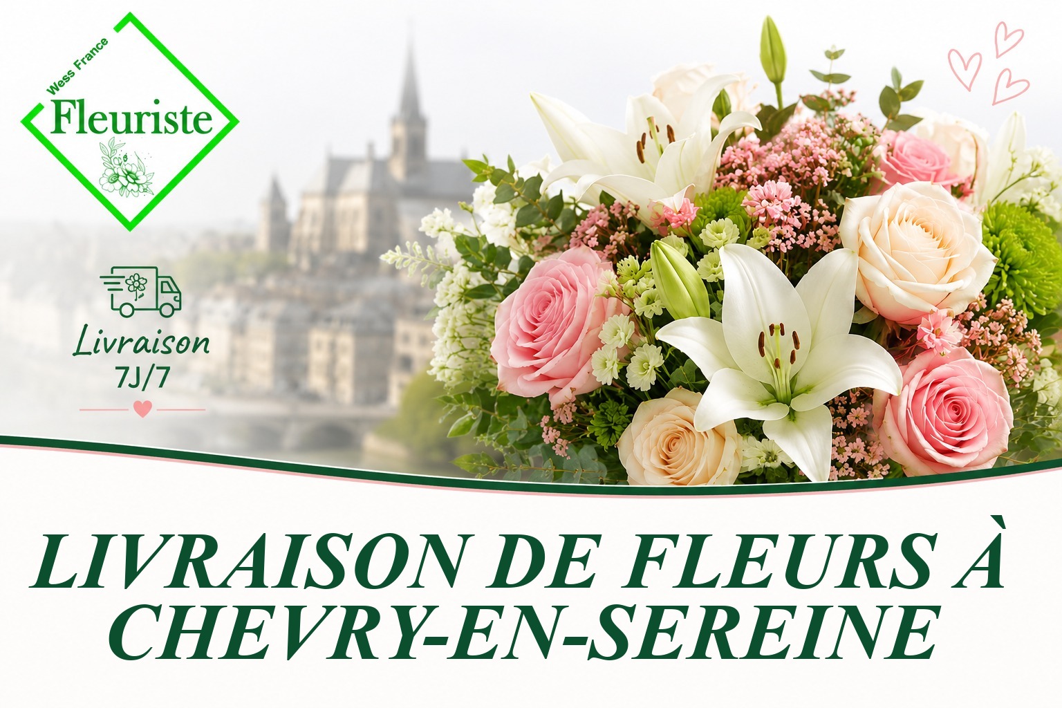 Livraison de fleurs à Chevry-en-Sereine