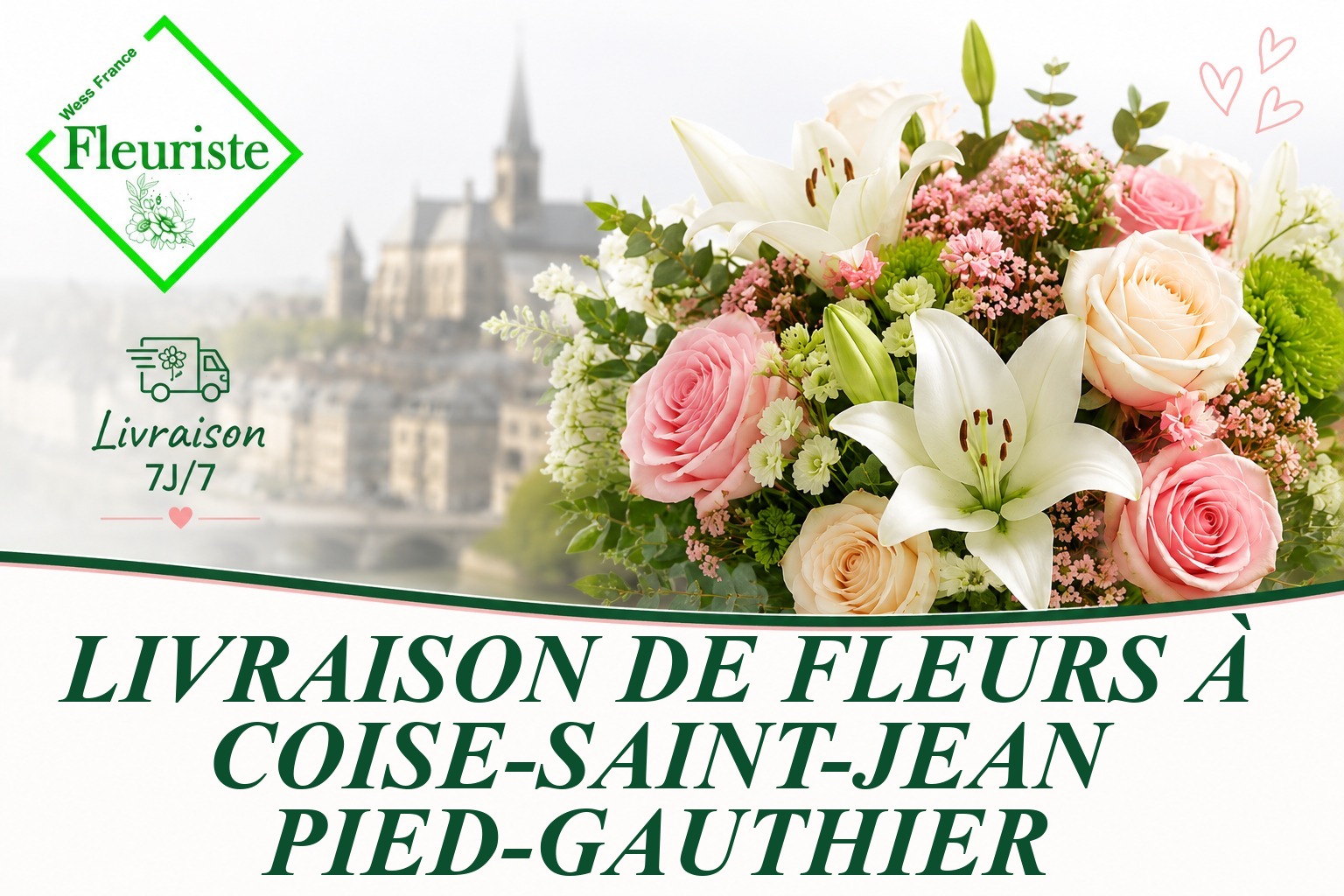 Livraison de fleurs à Coise-Saint-Jean-Pied-Gauthier
