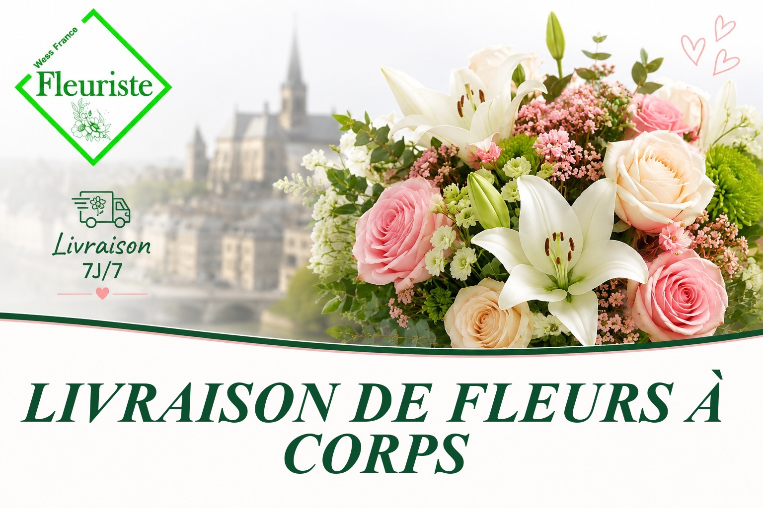 Livraison de fleurs à Corps