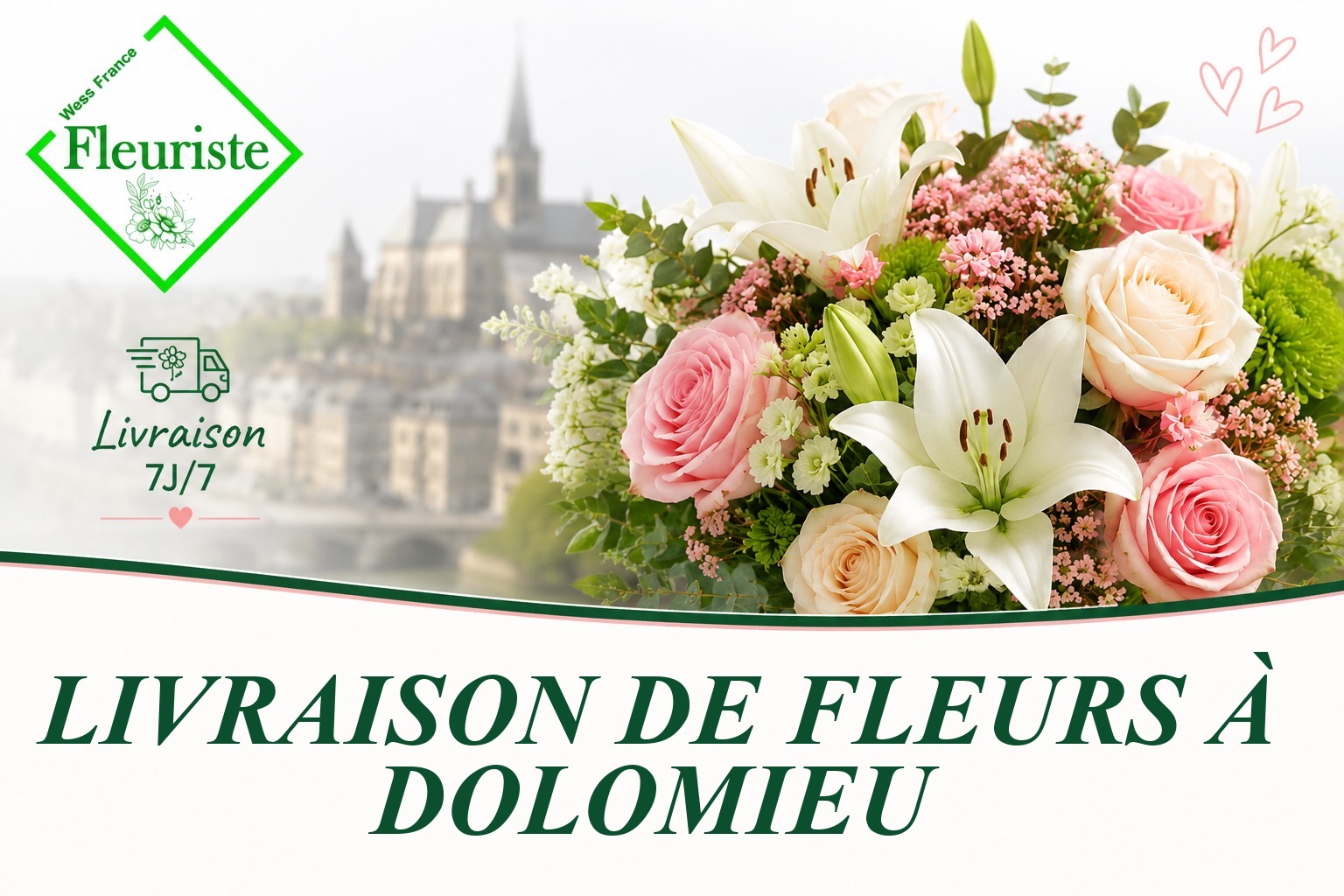Livraison de fleurs à Dolomieu