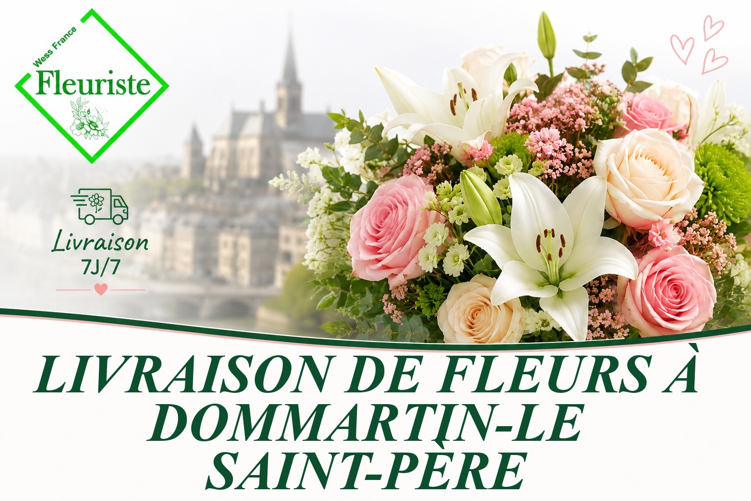 Livraison de fleurs à Dommartin-le-Saint-Père