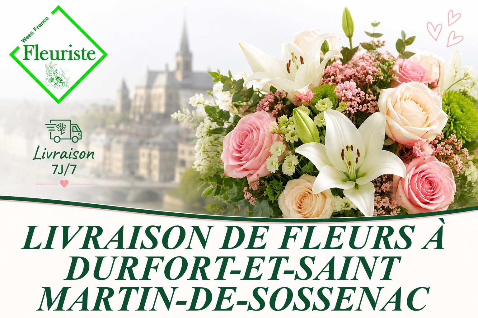 Livraison de fleurs à Durfort-et-Saint-Martin-de-Sossenac