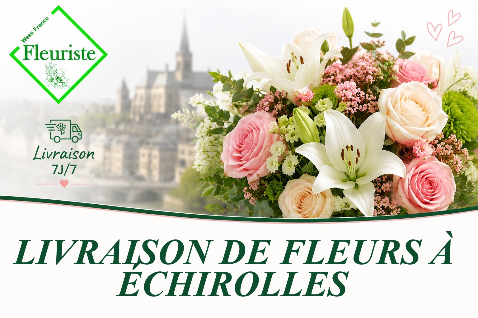 Livraison de fleurs à Échirolles