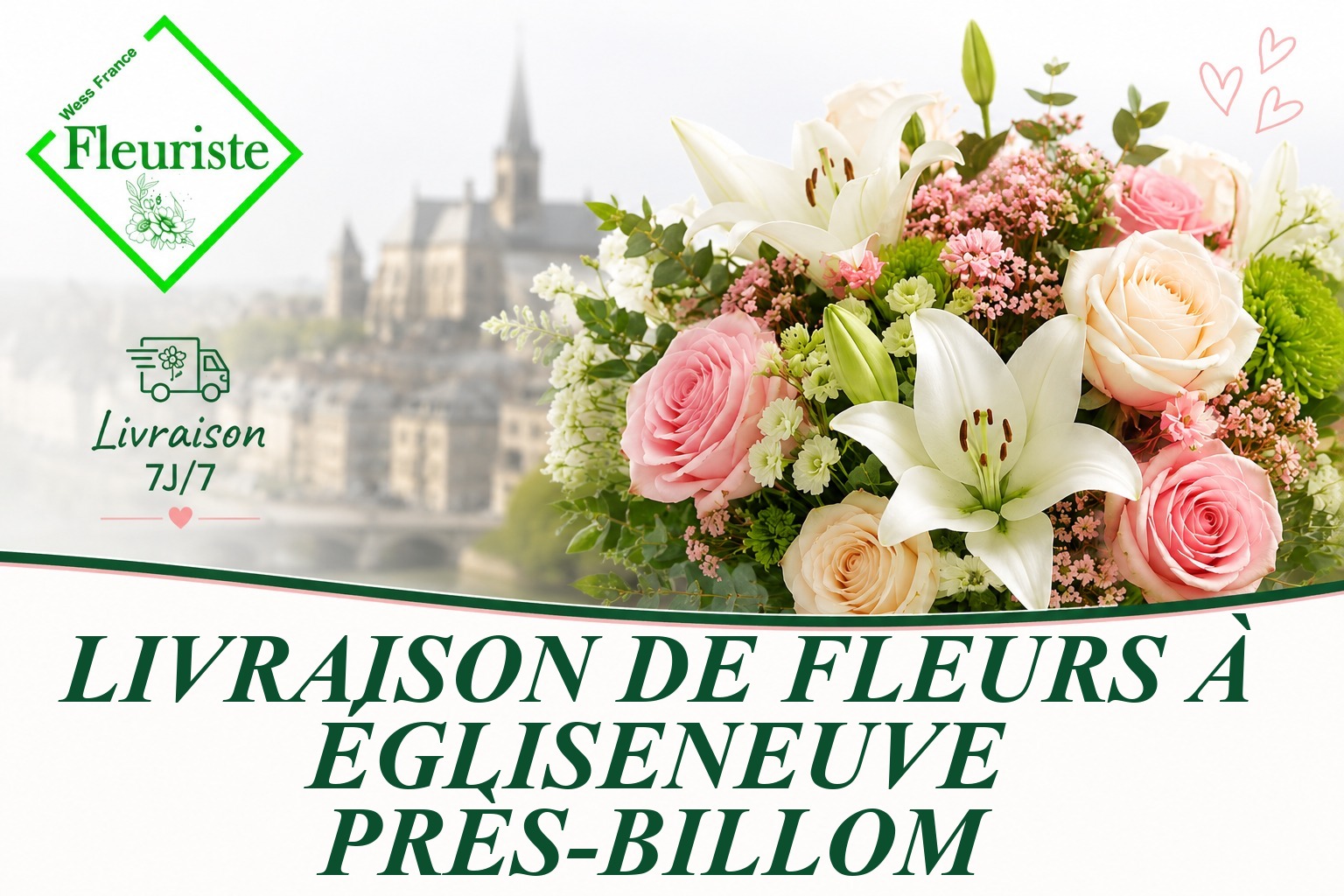 Livraison de fleurs à Égliseneuve-près-Billom